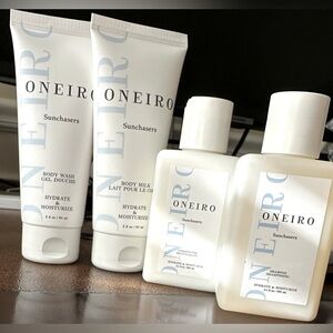Oneiro Hair & Body Care Kit. Shampoo, Conditioner, Body Wash & Body Milk 4pc/Set